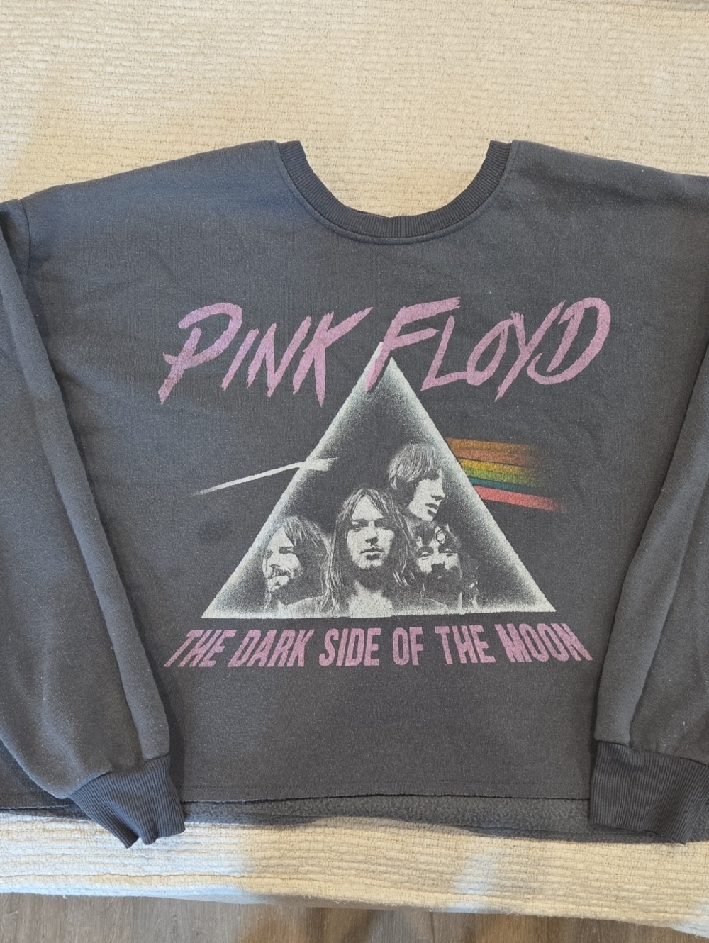 Pink Floyd Gray/Black Logo Pullover